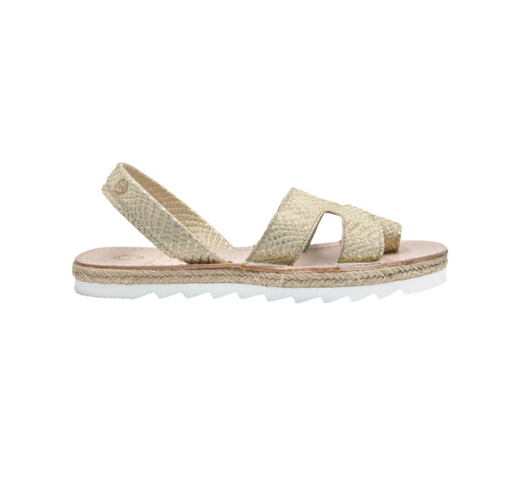 NARROW - Leather Platform Sandals Margarita | 1" Platform |  |Handmade in Spain